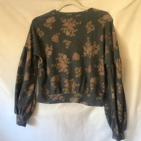 Gypsies & Moondust Floral Crop Top Size XS - Picture 2 of 4